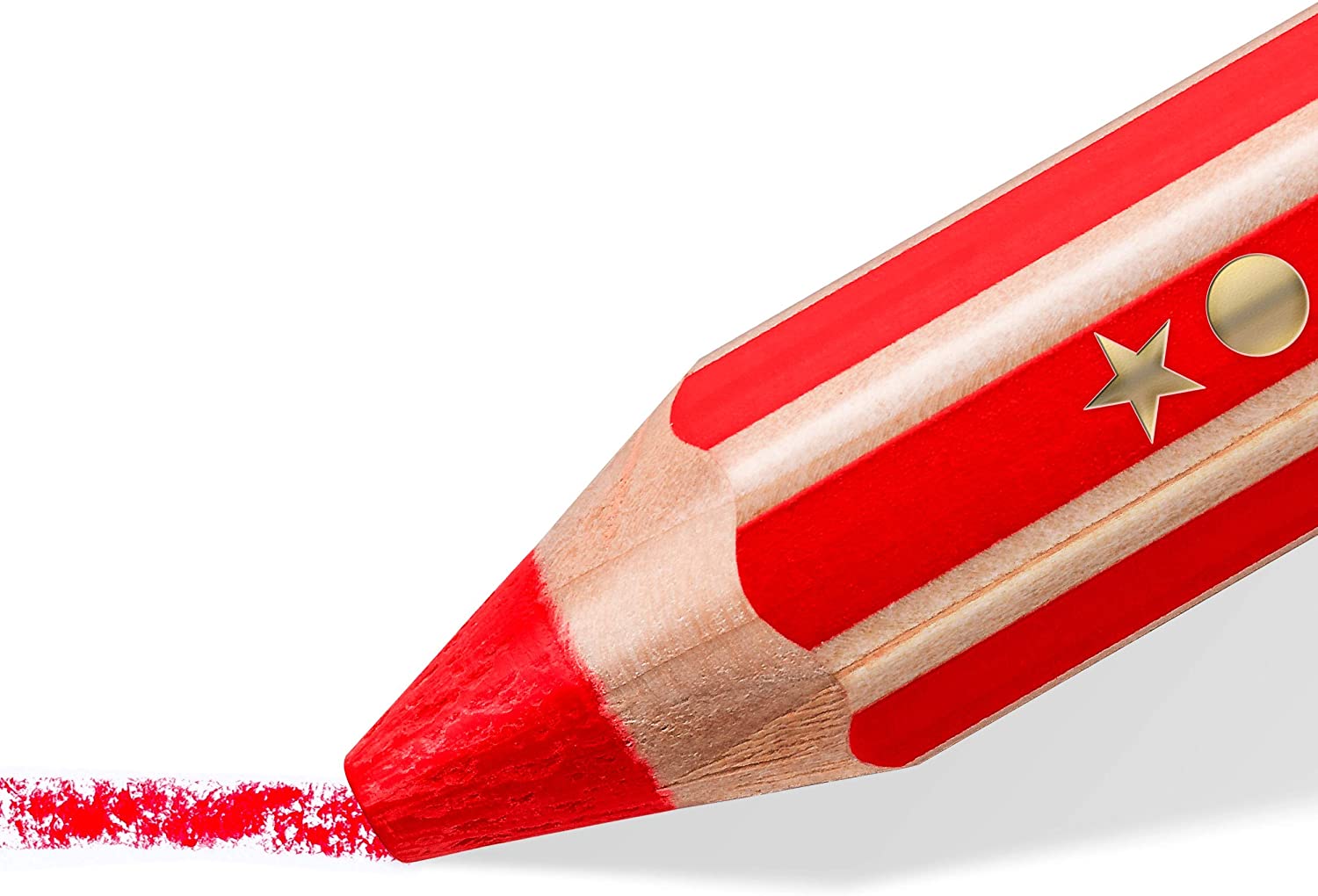 CRAYON COULEUR STAEDTLER NORIS JUNIOR 140 3-EN-1 CRAIE CIRE AQUARELLABLE             TAILLE-CRAYON COLORIS