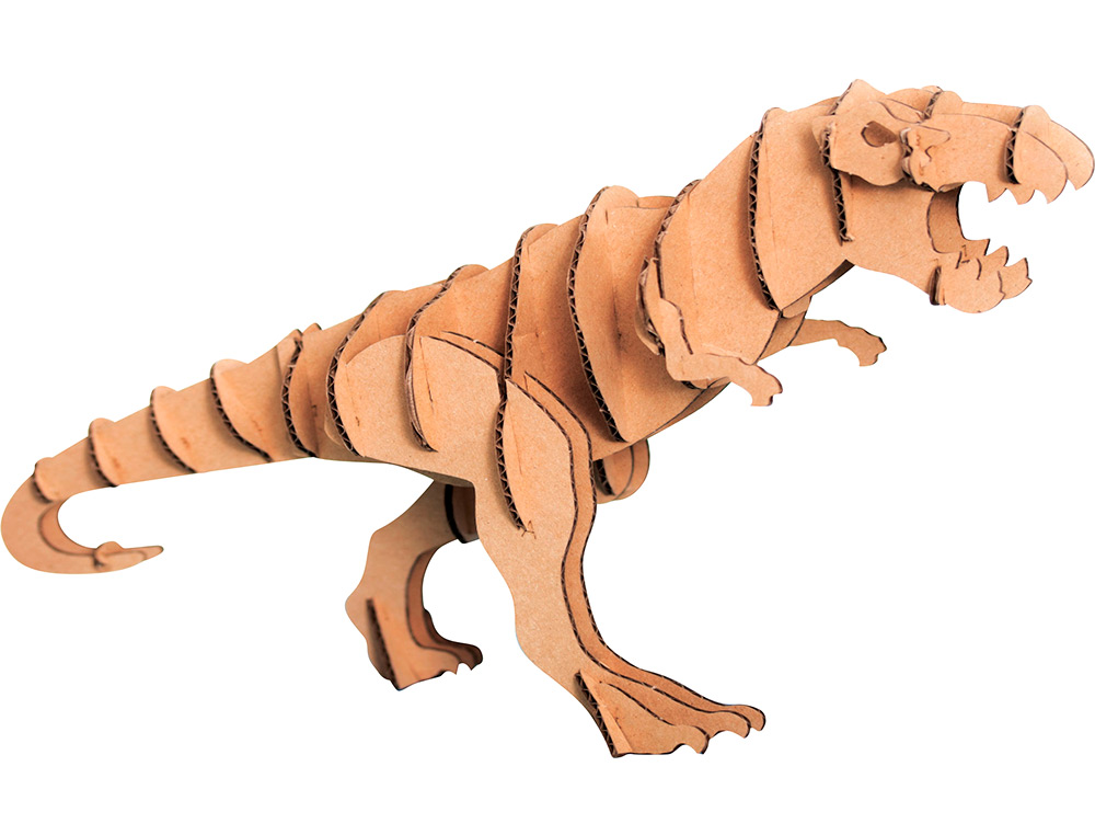 MAQUETTE TYRANOSAURE GRAINE CREATIVE CARTON A ASSSEMBLER  DECORER PERSONNALISER         150X150MM