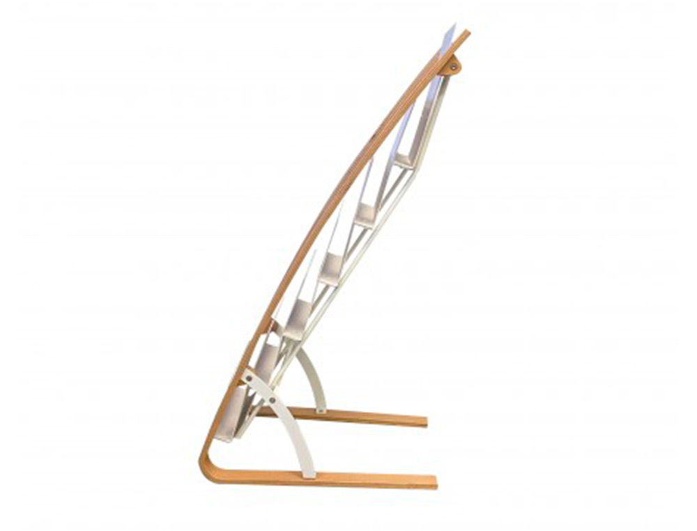 PRESENTOIR ALBA DE SOL 6 COMPARTIMENTS  BOIS ET ABS    930X340X 500MM