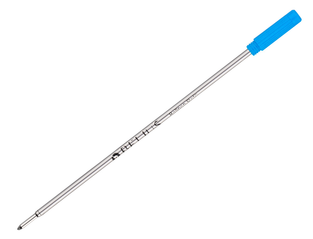 RECHARGE STYLO-BILLE BELIUS ENCRE COLORIS BLEUE BOITE 3 UNITES