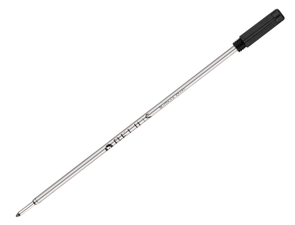 RECHARGE STYLO-BILLE BELIUS ENCRE COLORIS NOIRE BOITE 3   UNITES