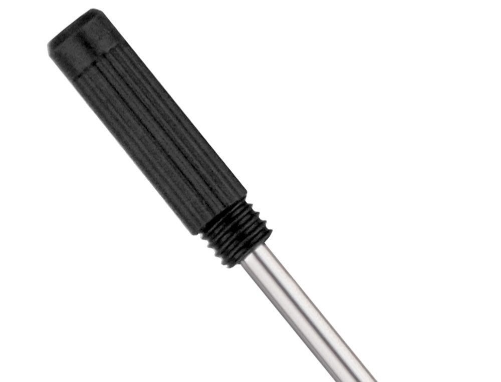 RECHARGE STYLO-BILLE BELIUS ENCRE COLORIS NOIRE BOITE 3   UNITES