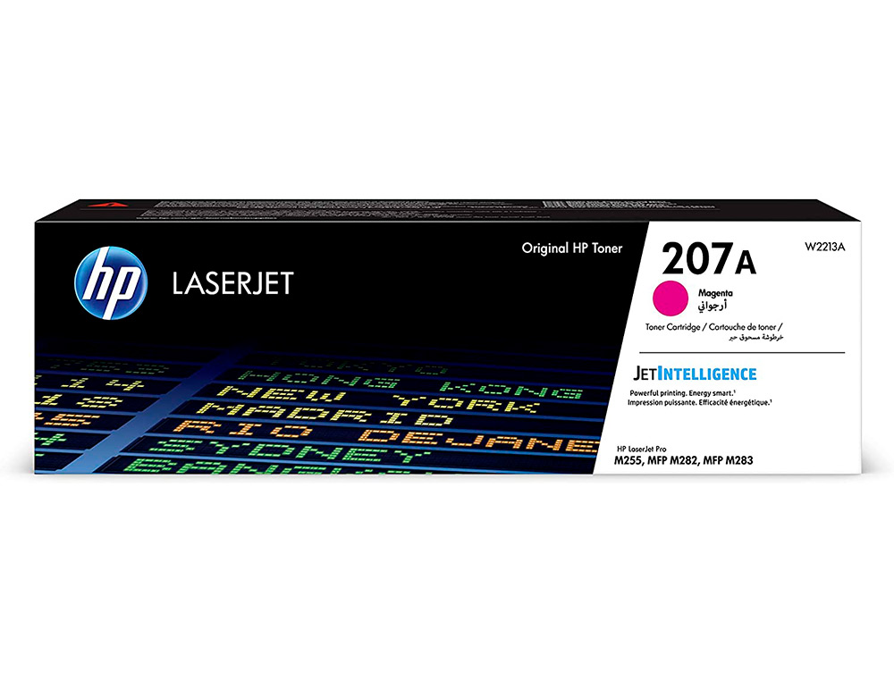 CARTOUCHE D'ENCRE HP 207A POUR HP COLOR LASERJET PRO M255DW M255NW M282NW M283FDN MAGENTA 1250P