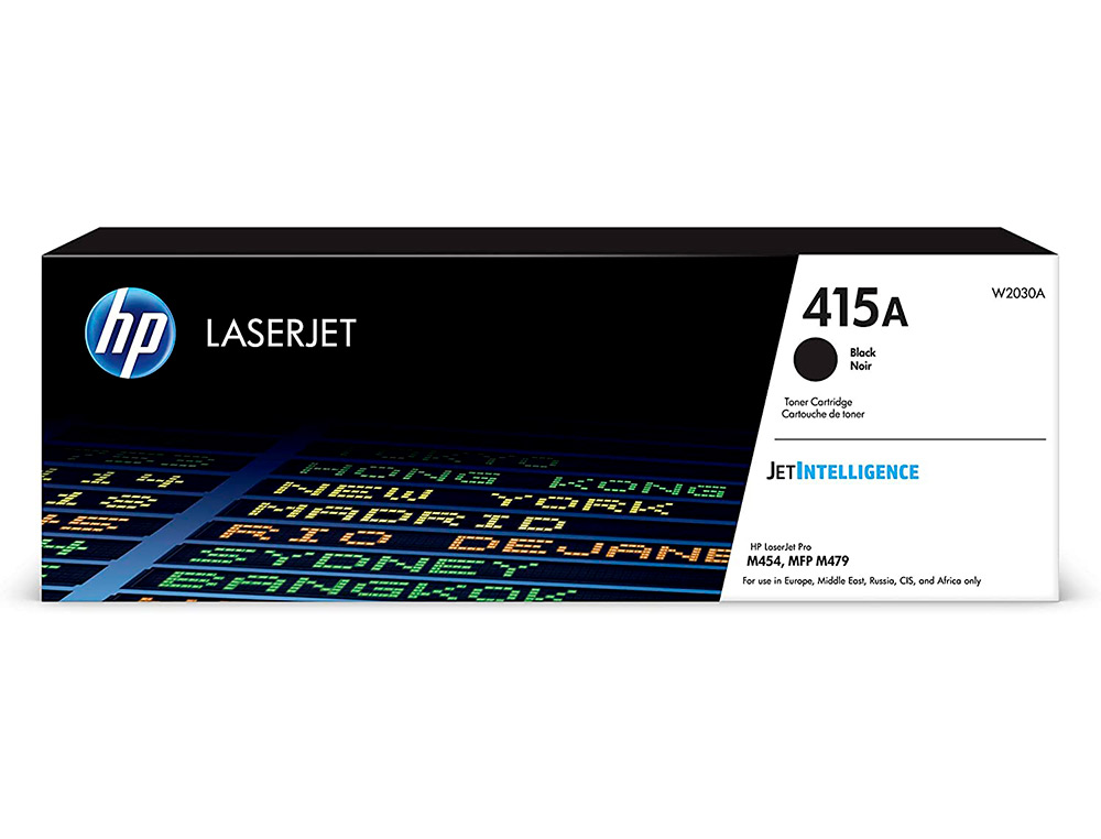 CARTOUCHE D'ENCRE HP 415A POUR HP COLOR LASERJET PRO    M454 MFP M479 NOIR 2400P