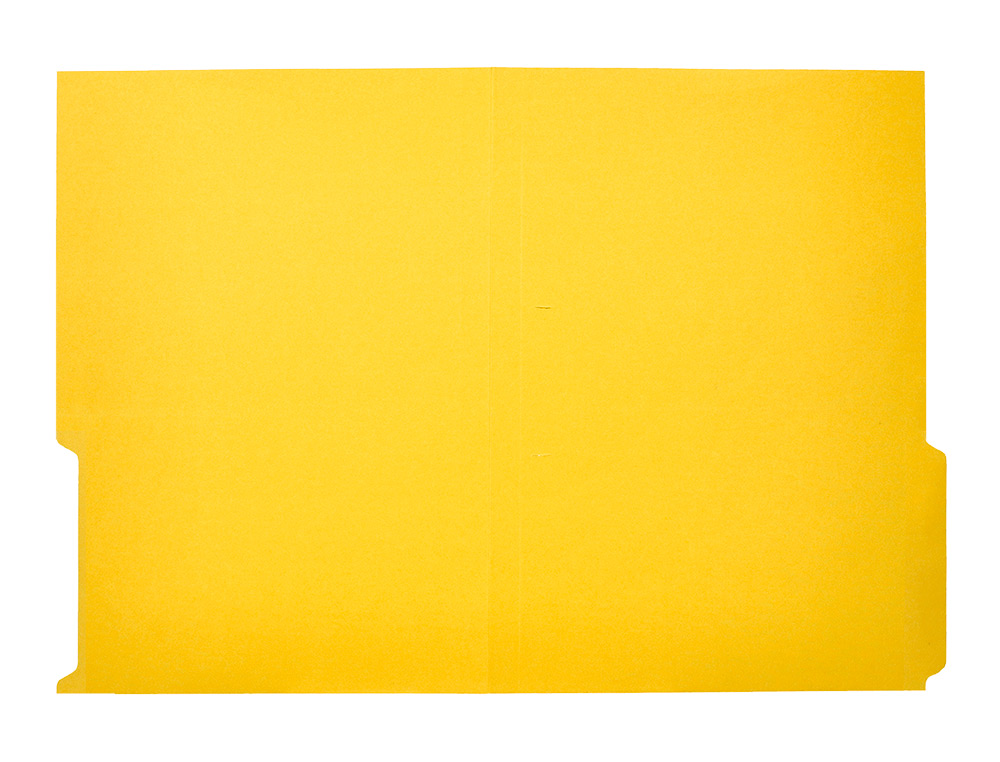 SOUS-CHEMISE LIDERPAPEL PAPIER CARTONNE 240G/M2       DOCUMENT A4 ONGLET INFERIEUR  COLORIS JAUNE