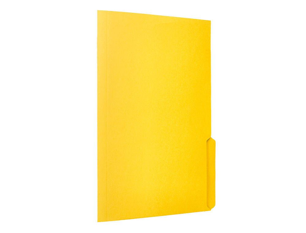 SOUS-CHEMISE LIDERPAPEL PAPIER CARTONNE 240G/M2       DOCUMENT A4 ONGLET INFERIEUR  COLORIS JAUNE