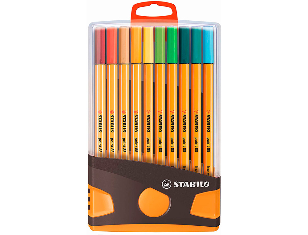 STYLO-FEUTRE STABILO POINT 88 COLOR PARADE POINTE FINE      0,4MM COLORIS ASSORTIS PACK   DE 20
