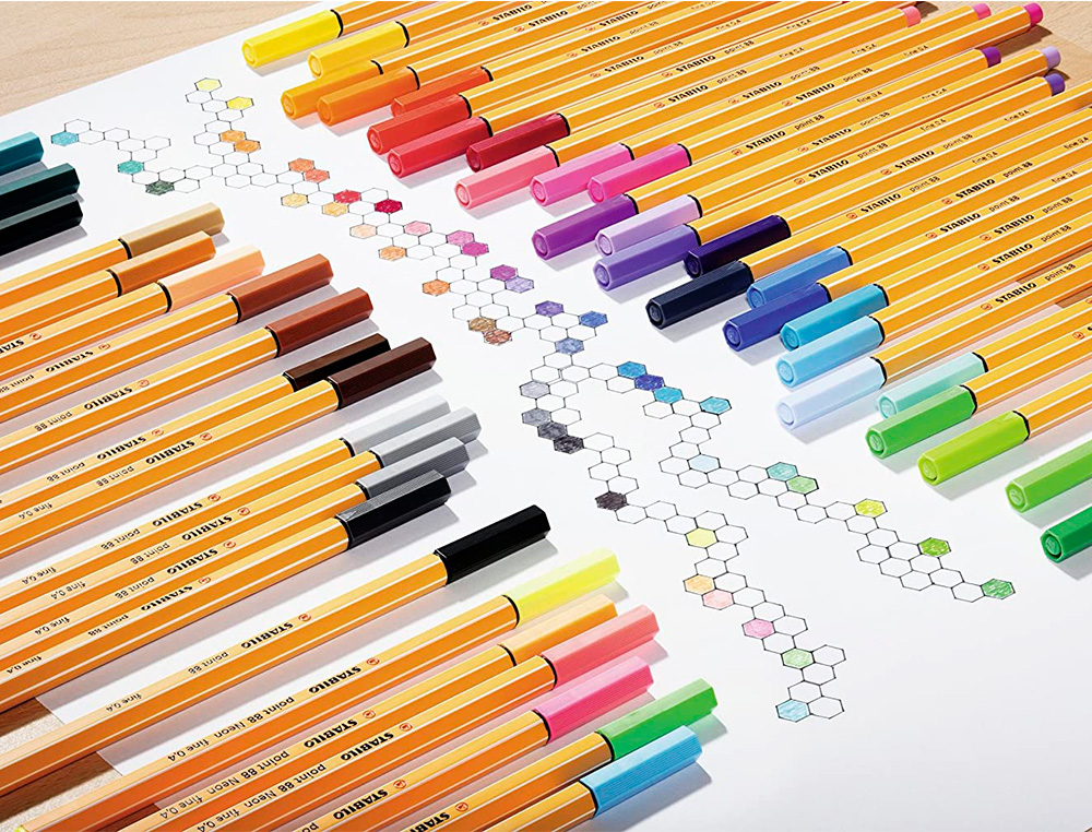 STYLO-FEUTRE STABILO POINT 88 COLOR PARADE POINTE FINE      0,4MM COLORIS ASSORTIS PACK   DE 20