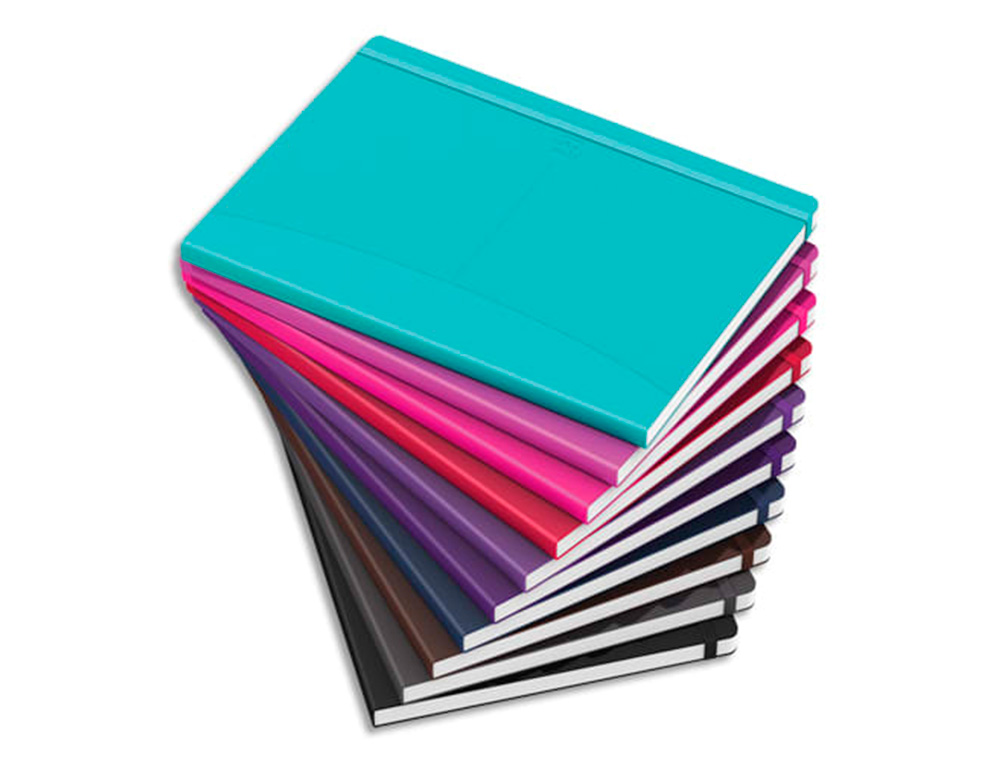 CARNET OXFORD OFFICE SIGNATURE BROCHURE DIMENSION  90X140MM 160 PAGES 90G L6     ASSORTI 10 COULEURS