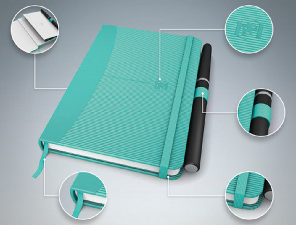 CARNET OXFORD OFFICE SIGNATURE BROCHURE DIMENSION  A5 160 PAGES 90G Q5 ASSORTI   10 COULEURS