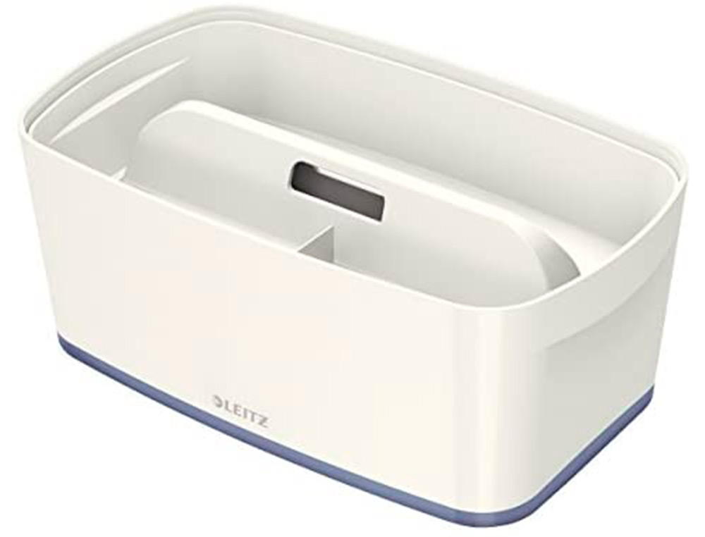 BAC RANGEMENT LEITZ MYBOX FORMAT A5 5L 318X128X3191MM   BLANC GRIS