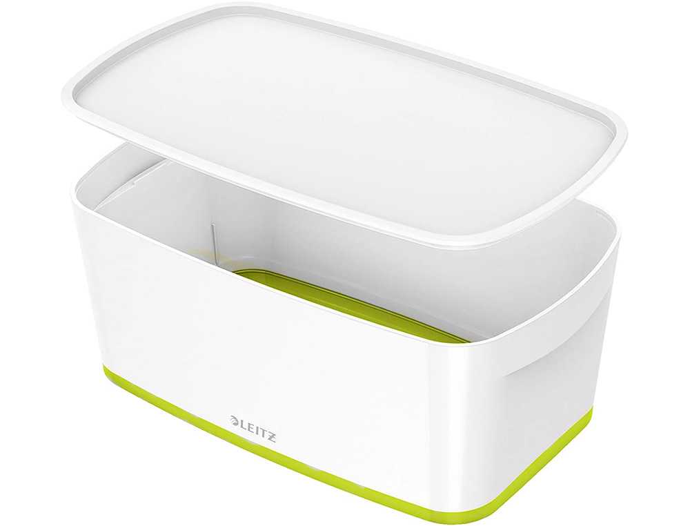 BAC RANGEMENT LEITZ MYBOX FORMAT A5 5L 318X128X3191MM   BLANC VERT