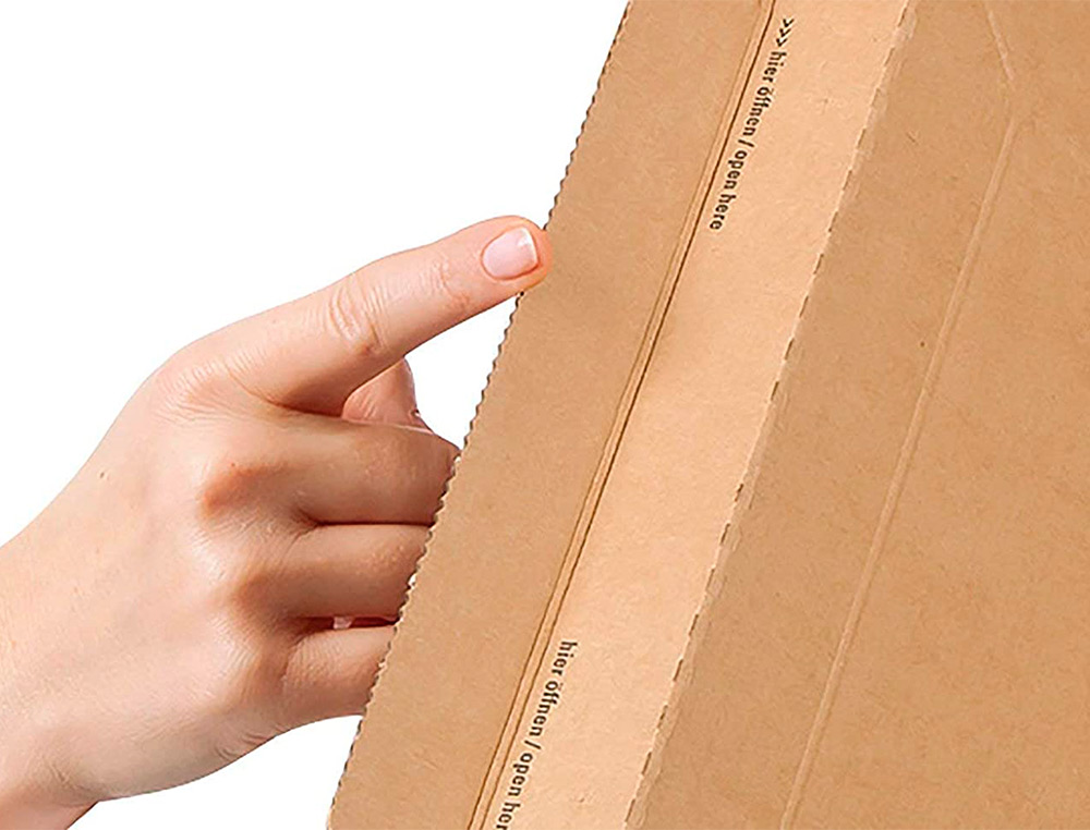 POCHETTE EXPEDITION COLOMPAC CARTON ONDULE BANDE ADHESIVE  215X300X50MM