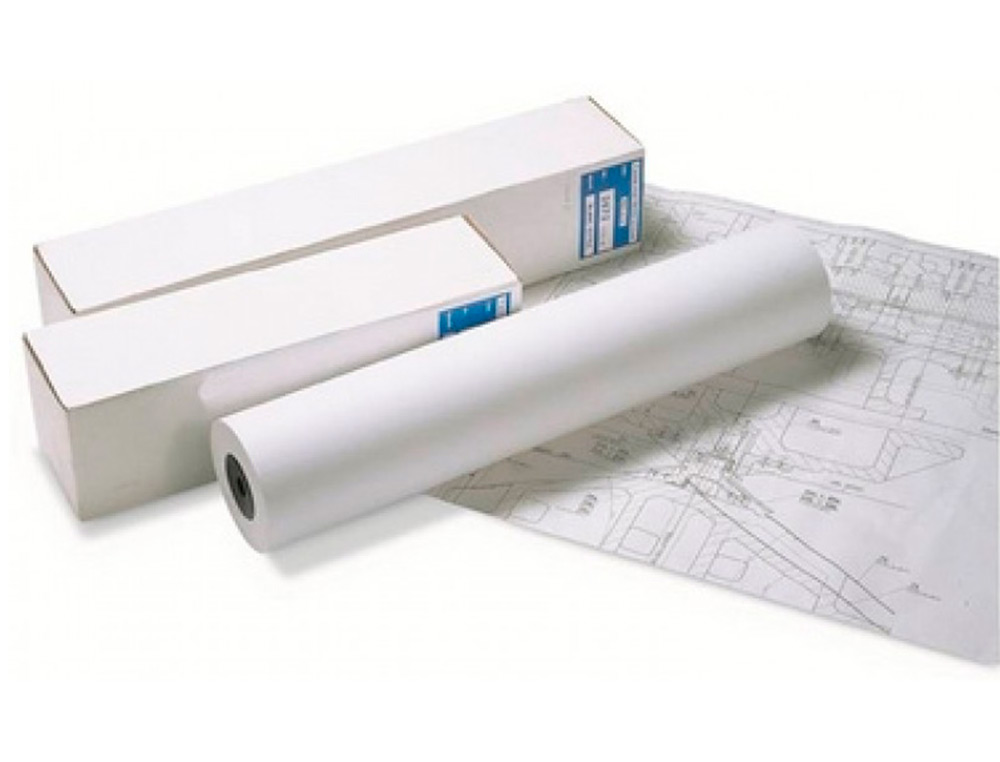 PAPIER CLAIREFONTAINE PLAN EXTRA BLANC LARGEUR 91MX914MM 90G APPLICATION JET D'ENCRE   QUALITE PHOTO BOBINE