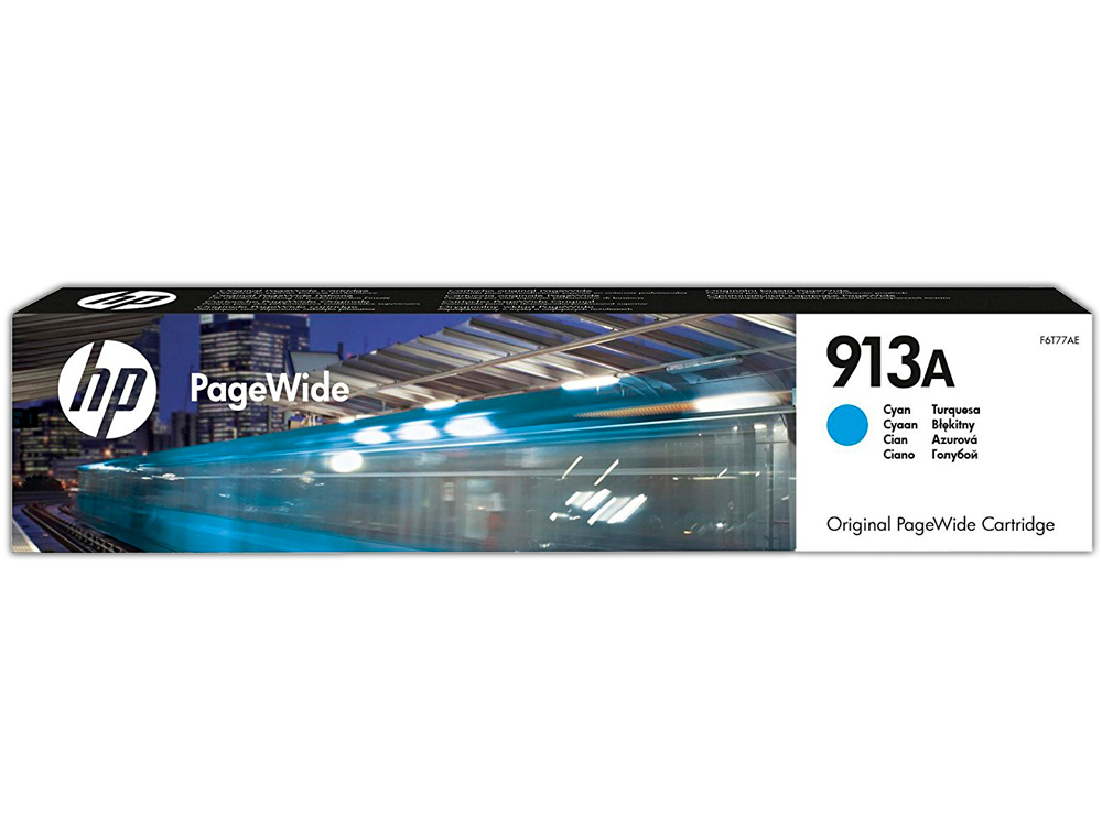CARTOUCHE HP 913A JET D'ENCRE PAGEWIDE PRO F6T77AE COULEUR CYAN 3000P
