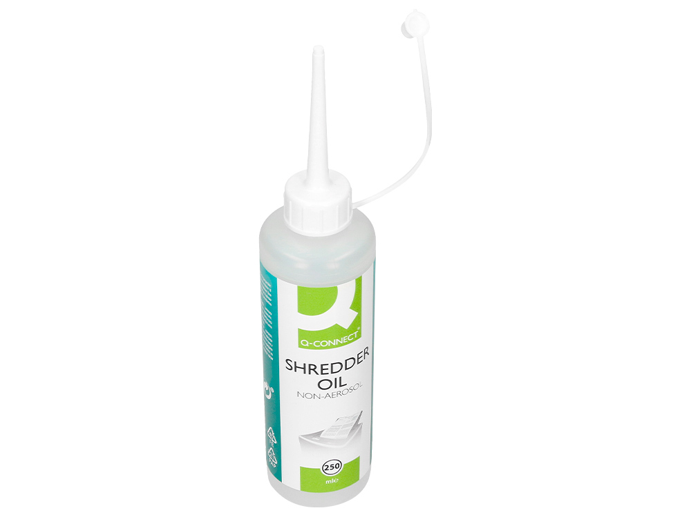 HUILE LUBRIFIANTE Q-CONNECT POUR DESTRUCTEUR DE DOCUMENTS BOUTEILLE 250ML