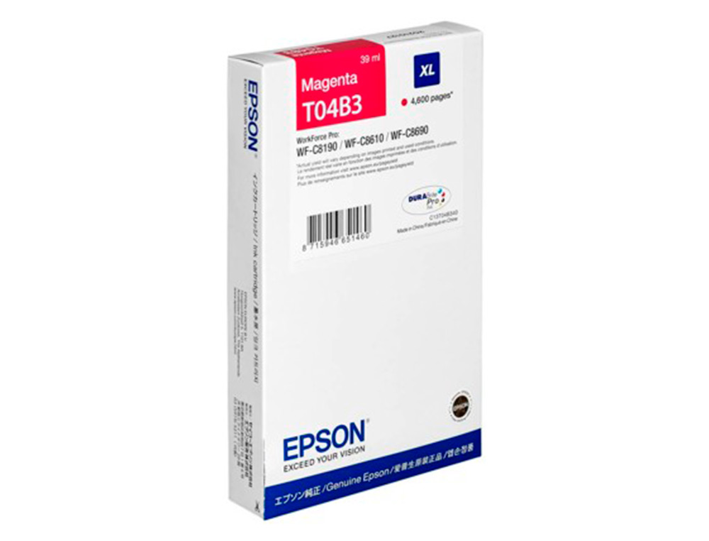 CARTOUCHE ENCRE EPSON WF-C81XX / WF-C86XX XL MAGENTA