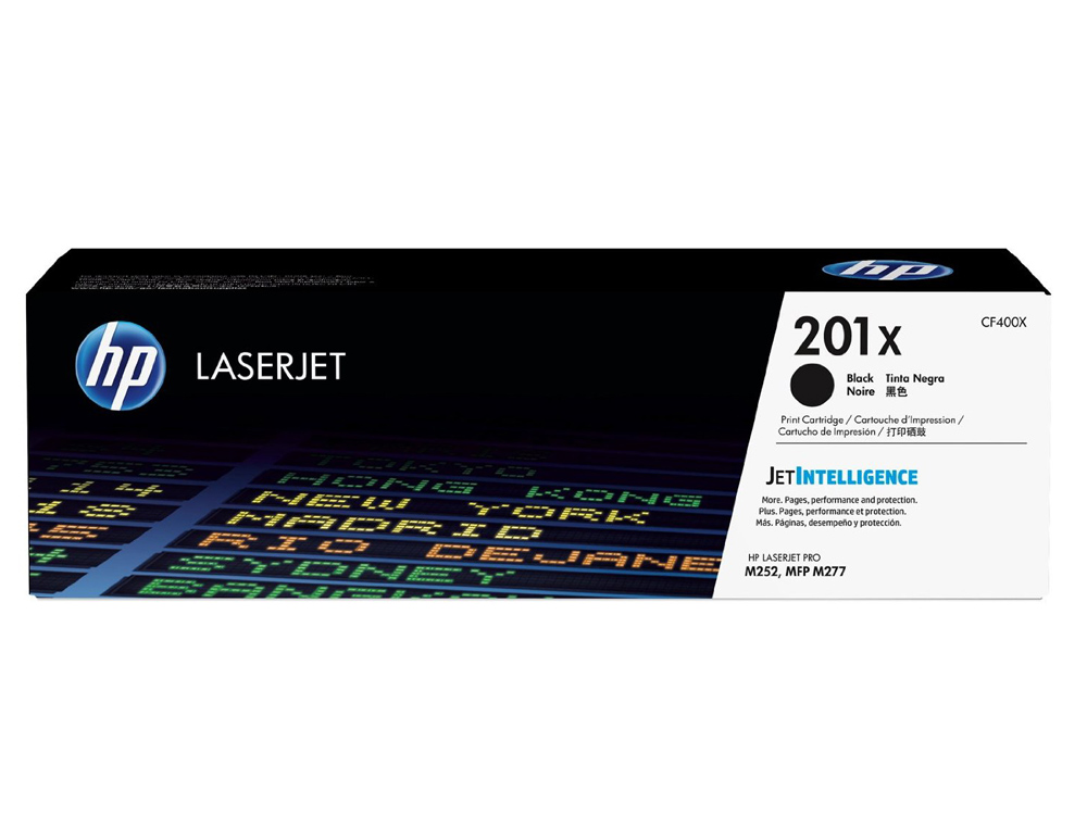 TONER LASER HP 201X POUR LASERJET PRO MFP M277/M274/M252 COULEUR NOIR 2800P
