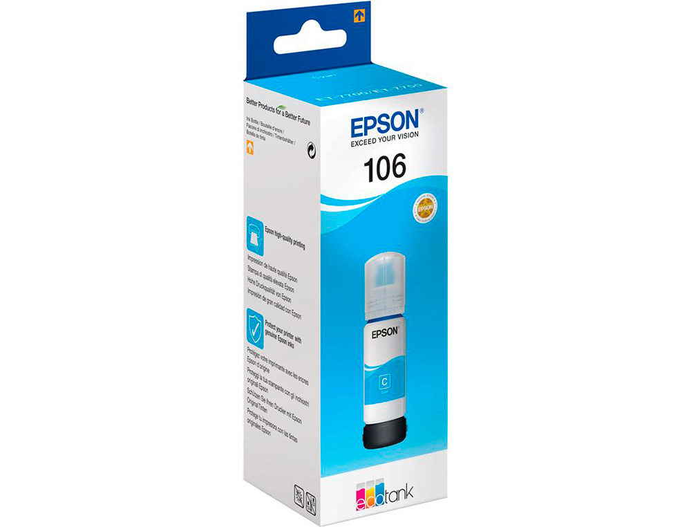 CARTOUCHE ENCRE EPSON /106 ECOTANK INK BOTTLE /ECOTANK   ET-7700 / ET-7750 CYAN