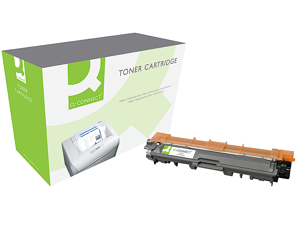 TONER Q-CONNECT COMPATIBLE BROTHER TN241BK POUR HL3140 3150 3170 DCP9020 MFC9140 9330 9340 COULEUR NOIR 2500P