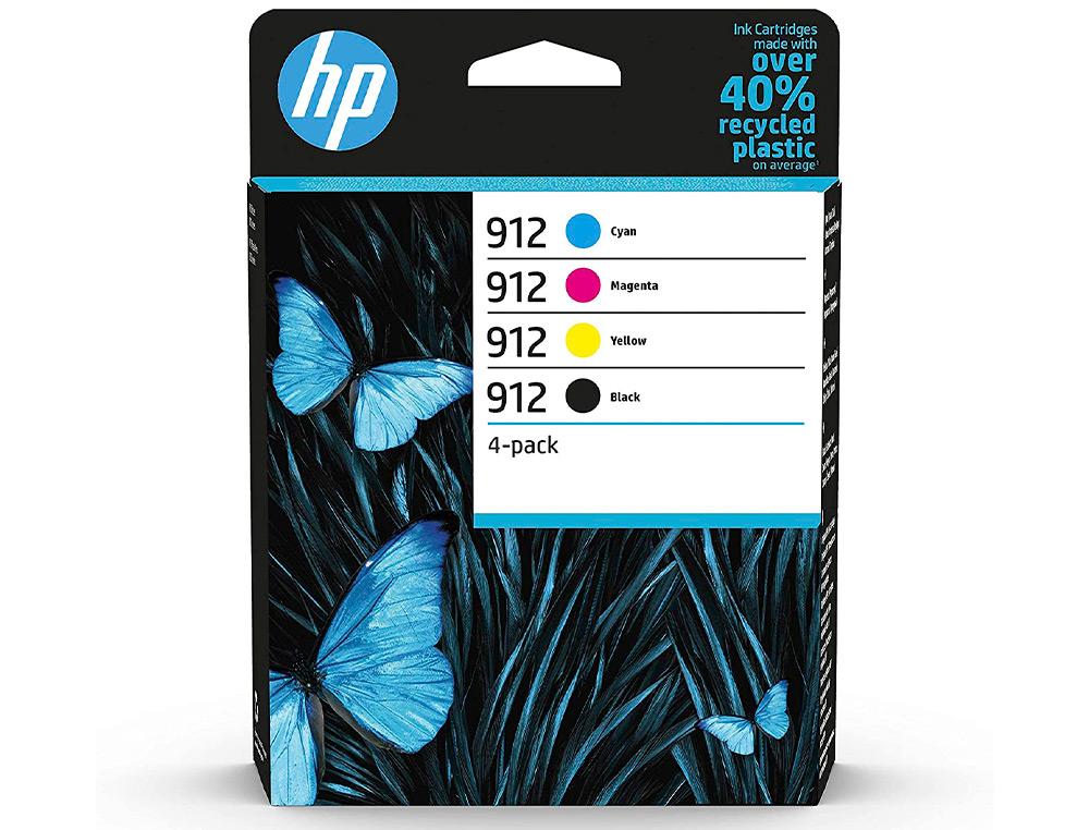 CARTOUCHE HP LASERJET 912 -6ZC74AE MULTI PACK NOIR/     CYAN/MAGENTA/JAUNE
