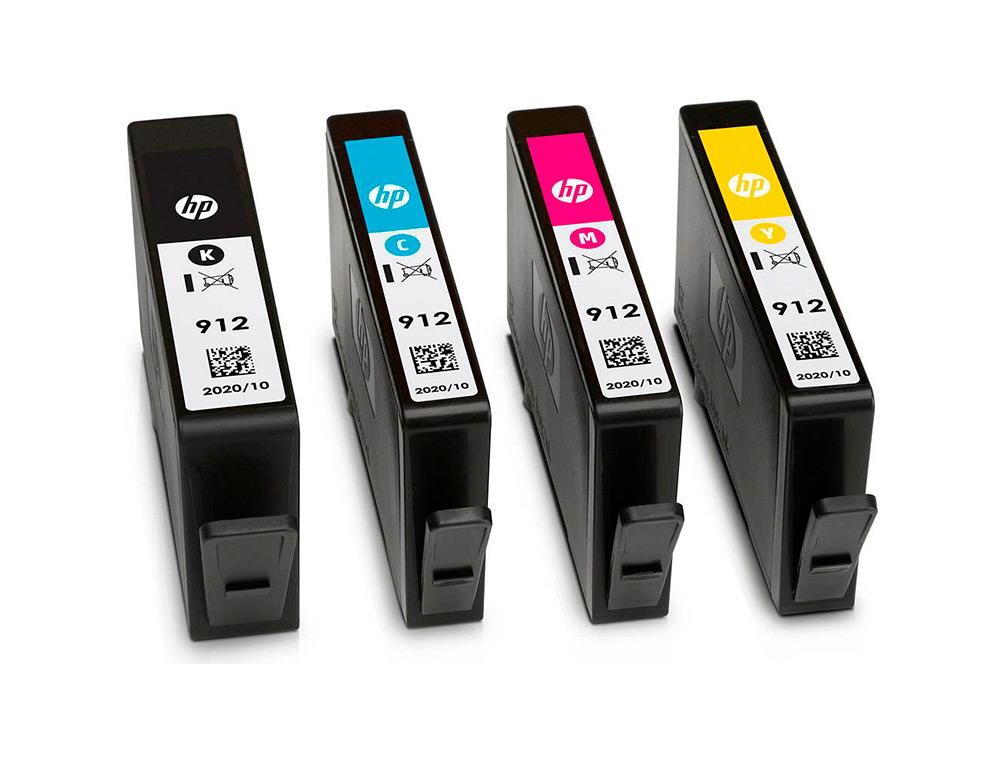 CARTOUCHE HP LASERJET 912 -6ZC74AE MULTI PACK NOIR/     CYAN/MAGENTA/JAUNE