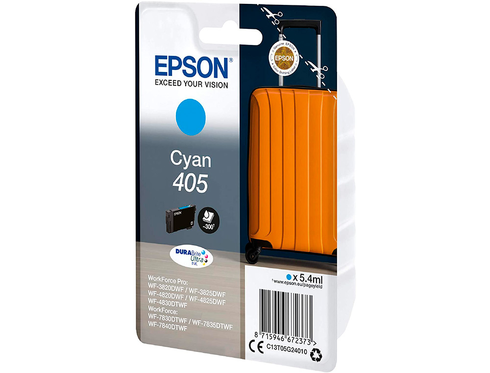 CARTOUCHE EPSON VALISE 405CYAN