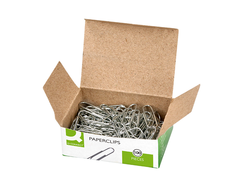 TROMBONE LIDERPAPEL ZINC N 1 BOUT ROND 20MM BOITE 100 UNITES