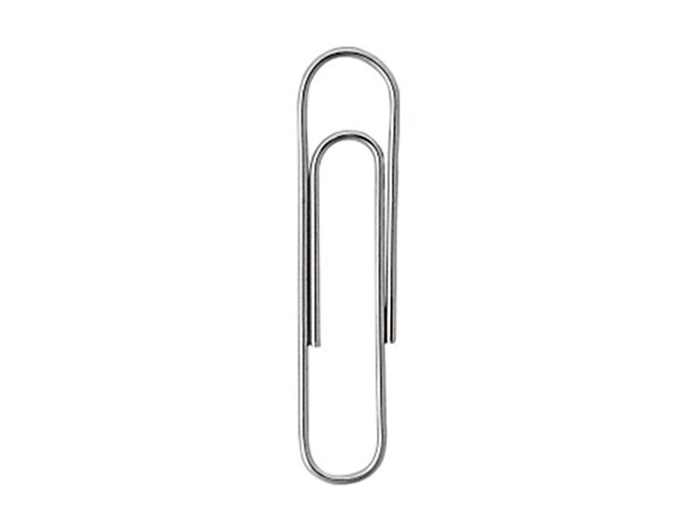 TROMBONE LIDERPAPEL ZINC N 1 BOUT ROND 20MM BOITE 100 UNITES