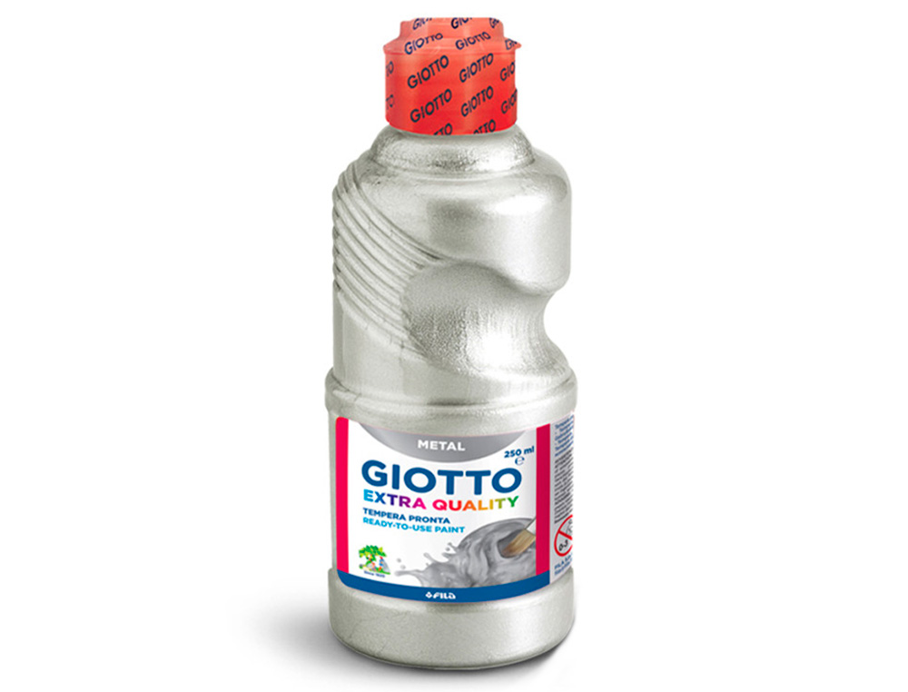 GOUACHE LIQUIDE GIOTTO TOUS SUPPORTS SECHAGE RAPIDE       COLORIS OR METALLISE FLACON   250ML