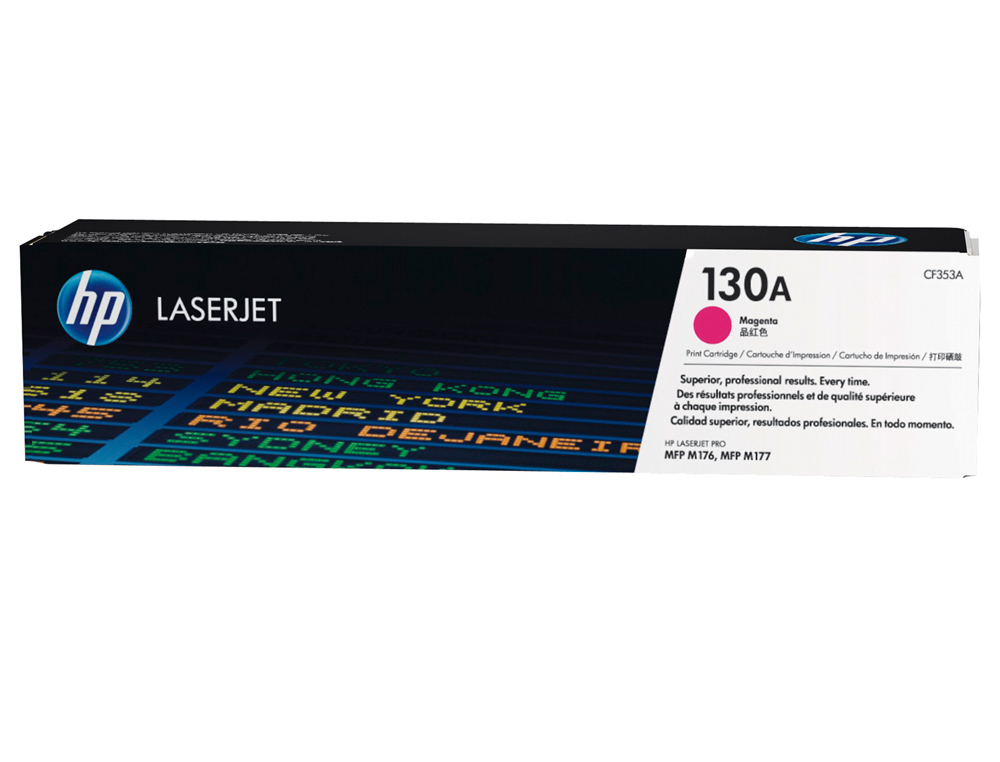 TONER LASER HP 130A CF350A POUR LASERJET M170/176/177 COULEUR MAGENTA 1300P