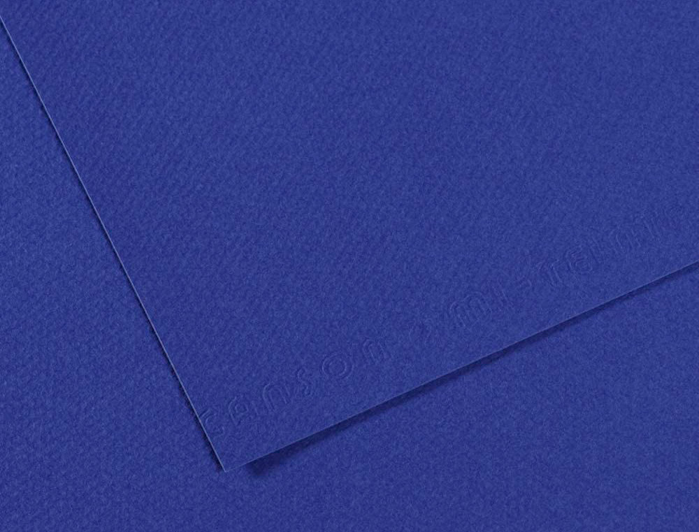PAPIER DESSIN CANSON FEUILLE MI-TEINTES N 590 GRAIN        GELATINE HAUTE TENEUR COTON   160G 50X65CM UNICOLORE OUTRE