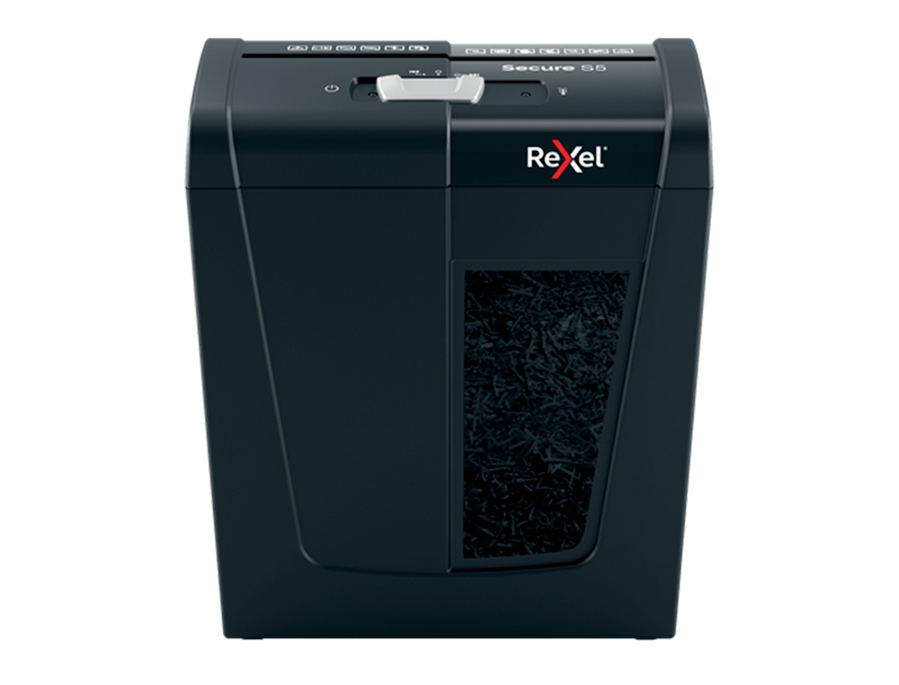DESCTRUCTEUR DE DOCUMENTS REXEL SECURE S5 COUPE DROITE  5 FEUILLES DE PAPIER A4 DE    80GR