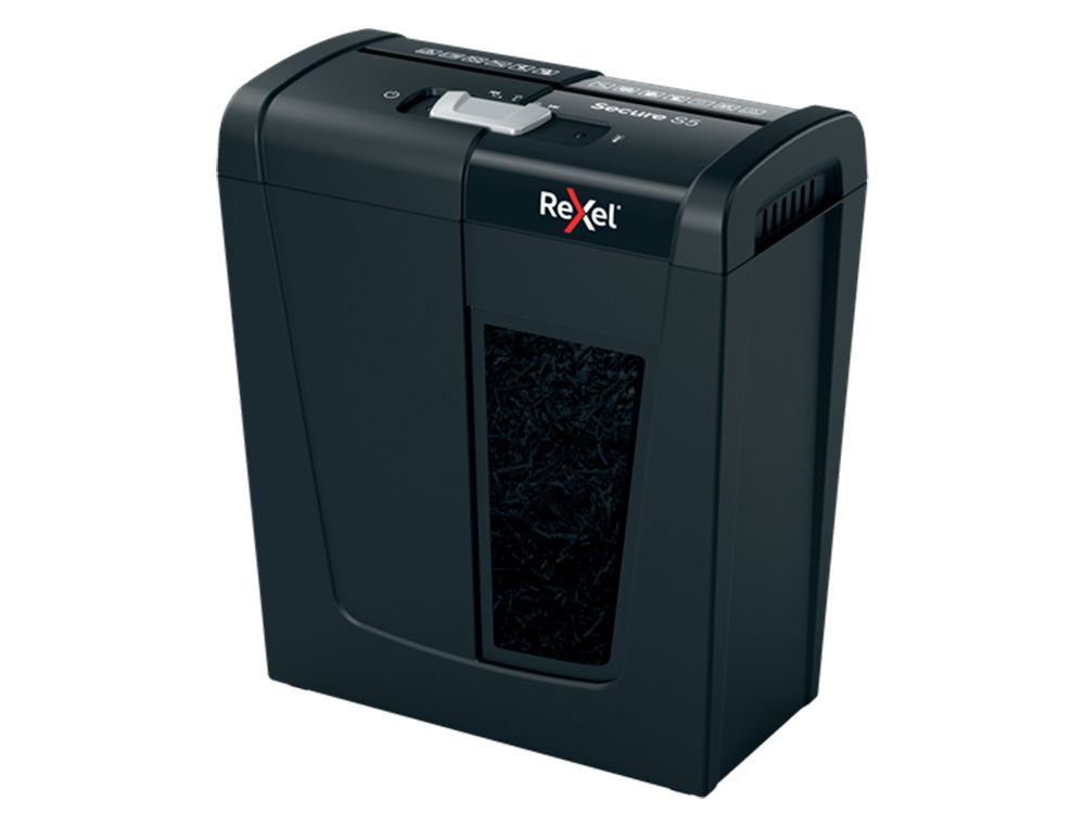 DESCTRUCTEUR DE DOCUMENTS REXEL SECURE S5 COUPE DROITE  5 FEUILLES DE PAPIER A4 DE    80GR