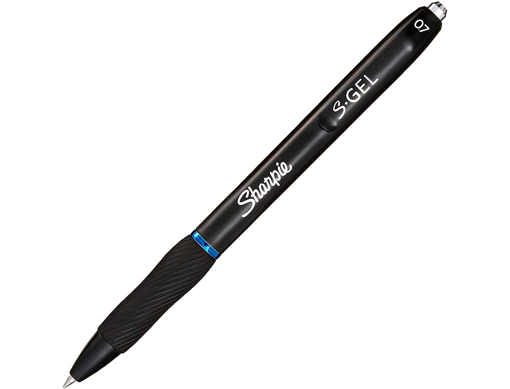 STYLO GEL SHARPIE GEL POINTE MOYENNE 0.7MM ENCRE BLEUE
