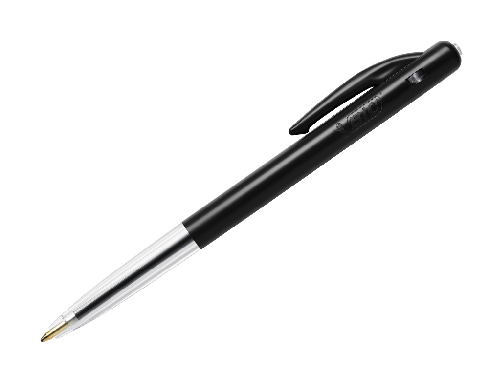 STYLO-BILLE BIC RETRACTABLE ANTI MICROBIEN POINTE MOYENNE NOIR