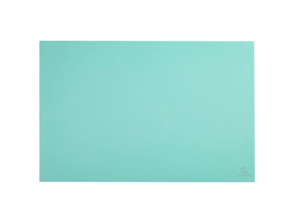 SOUS-MAIN EXACOMPTA EN CARTON FORMAT 585X385MM AQUAREL      COLORIS VERT PASTEL