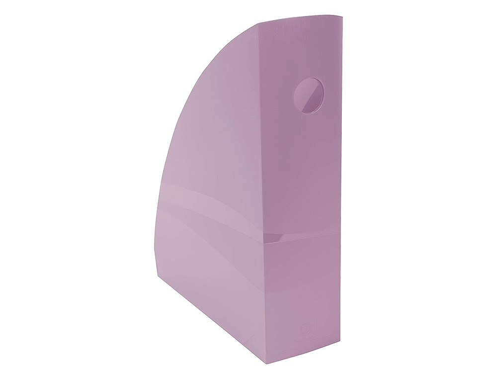 PORTE REVUESEXACOMPTA MAG-CUBE POUR DOCUMENTS A4    PASTEL MAUVE PASTEL