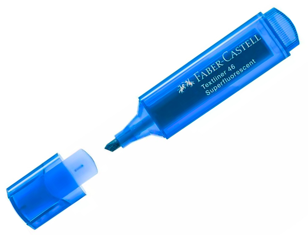 SURLIGNEUR FABER CASTELL TEXTLINER TL 46 METALLIC BLEU