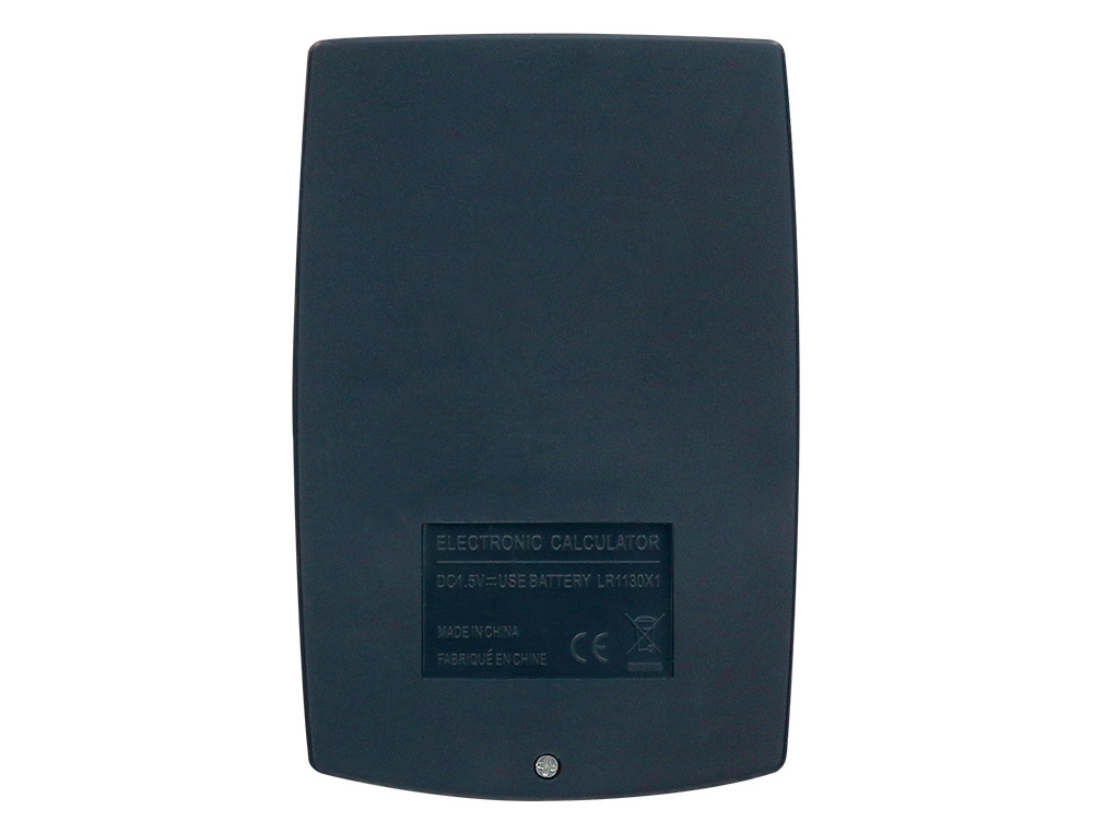 CALCULATRICE DE POCHE LIDERPAPEL XF02 8 CHIFFRES    AVEC PILE 99X64X9 MM COLORIS  BLEU
