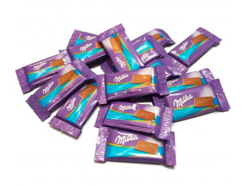 TABLETTE CHOCOLAT MILKA NAPS 355 PCES BTE/1