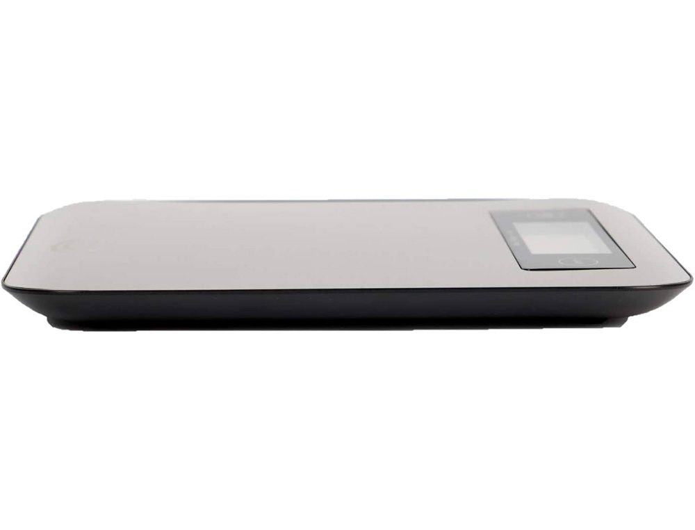 BALANCE COMPACTE 5KG/1G INOX AVEC BATTERIE RECHARGEABLE ET REMPLAABLE