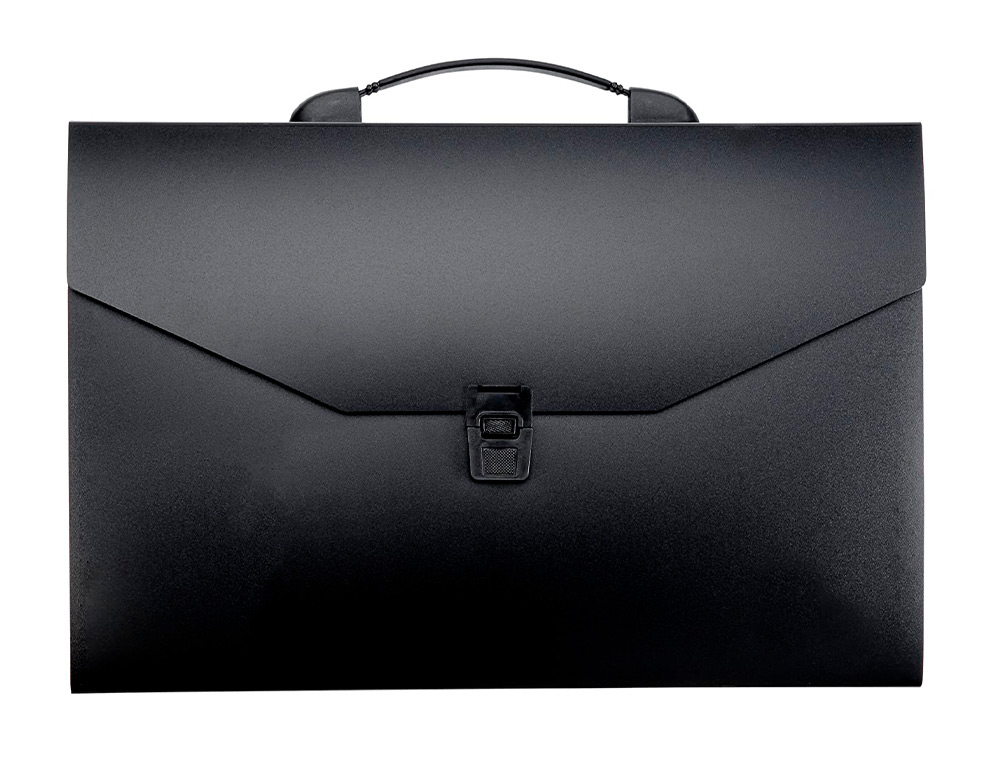 TRIEUR VALISETTE RAINBOW CLASS 12 COMPARTIMENTS        POLYPROPYLENE A4 38X26X6CM    COLORIS NOIR