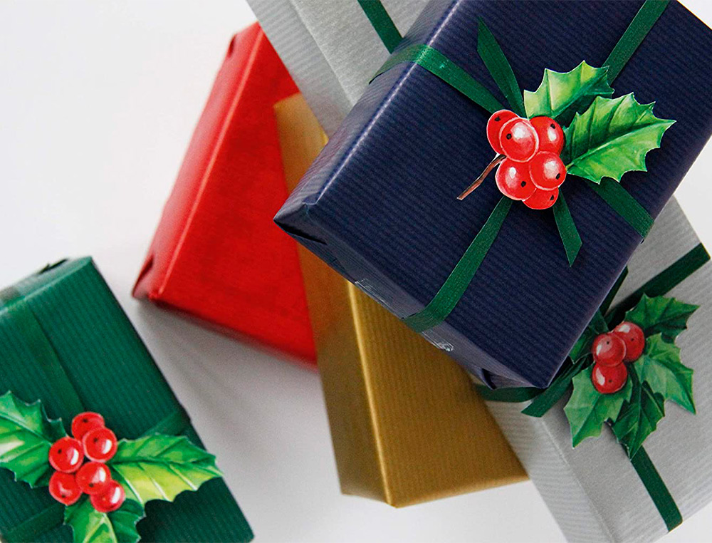 ROULEAU PAPIER CADEAU KRAFT VERG AUX MOTIFS OR 50M X 0,70M 60G.