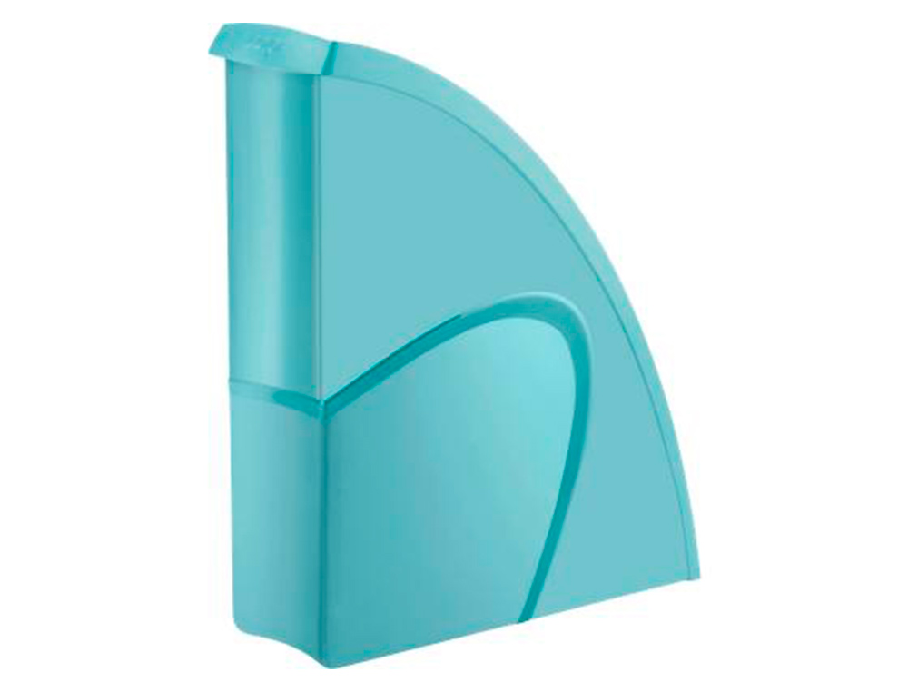 PORTE-REVUES CEP RIVIERA POLYSTYRENE CAPACITE 700F 270X310X85 MM COLORIS VERT D'EAU