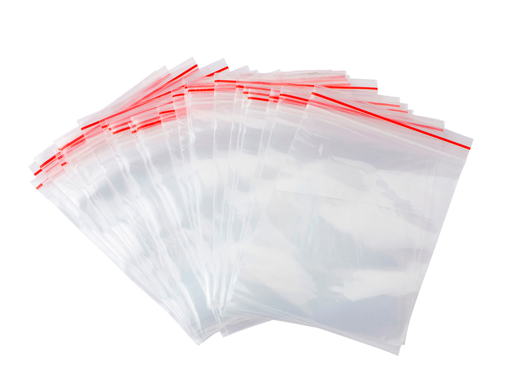 SACHET PLASTIQUE REFERMABLE Q-CONNECT DIM.175X250 MM      SACHET DE 100 UNITES