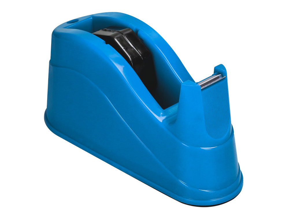 DEVIDOIR DE COMPTOIR DE RUBAN ADHESIF POUR ROULEAU DE 66M   220X100X70 MM COLORIS BLEU