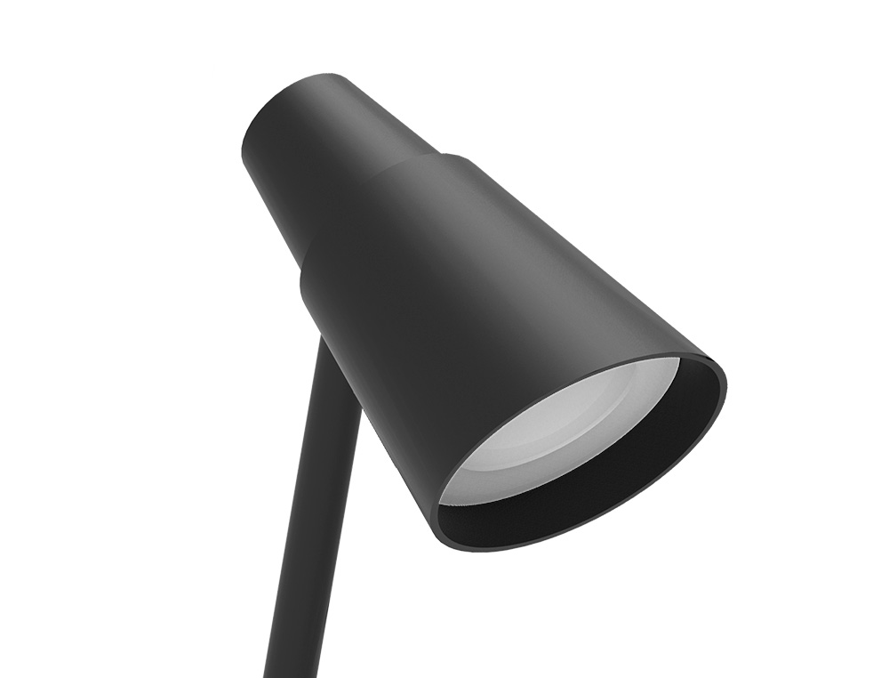 LAMPE DE BUREAU Q-CONNECT ABS TACTILE 6W 32 LED CCT         3000K-6300K 360LM E=1000LUX   COLORIS NOIR