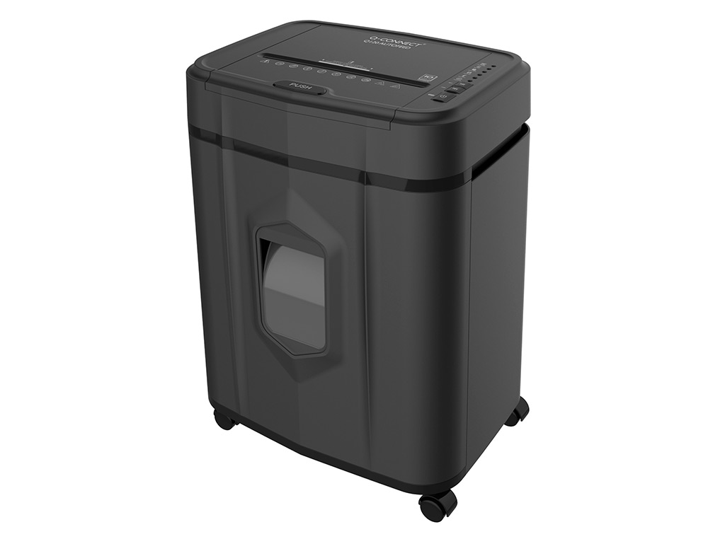 DESTRUCTEUR Q-CONNECT Q120 OCCASIONNEL VITESSE 3.5MIN A4 COUPE CROISEE 4X12 MM A4 19L 366X287X500MM 11KG