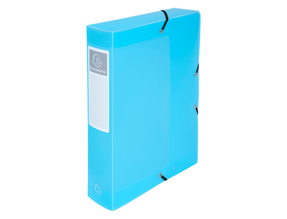 BOITE DE CLASSEMENT EXACOMPTA GAMME CHROMALINE PASTEL       POLYPROPYLENE A4 240X320MM    DOS 60MM.